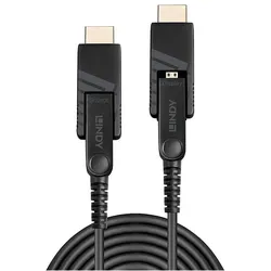 Lindy micro HDMI (Typ D) — micro HDMI (Typ D) (40 m), Videokabel, Schwarz