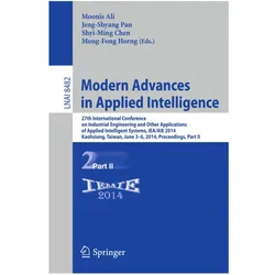 Modern Advances in Applied Intelligence, Fachbücher von Jeng-Shyang Pan, Mong-Fong Horng, Moonis Ali, Shyi-Ming Chen