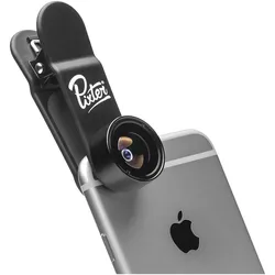 Pixter Fisheye-Objektiv 180° Clip, Weiteres Smartphone Zubehör, Schwarz