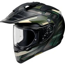 Shoei Hornet-ADV06 Invigorate, Endurohelm - Schwarz/Dunkelgrün/Beige - L