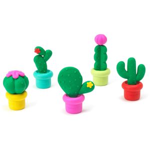 Legami Radiergummi Free Hugs, Cactus, mit Duft, für Bleistifte, aus Gummi, 5 Stück