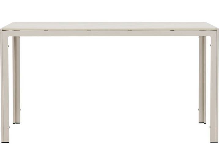 Gartentisch Mirko, robust, wetterbeständig, beige, 140x140 cm, Höhe 74 cm