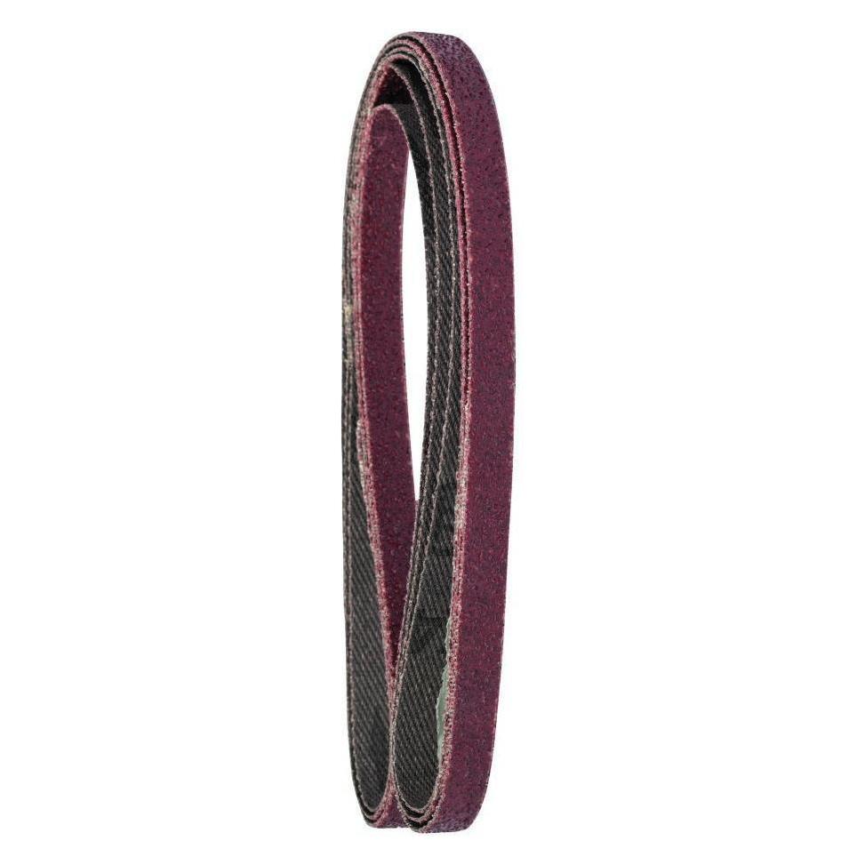 Bosch Zubehör 3tlg. Schleifband-Set für Black+Decker Powerfile, rote Qualität 6 x 451 mm K = 60 für Holz (60) (2609256235)