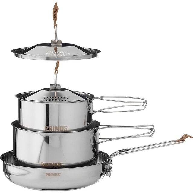 Primus CampFire pannenset van aluminium en roestvrij staal, 21 cm