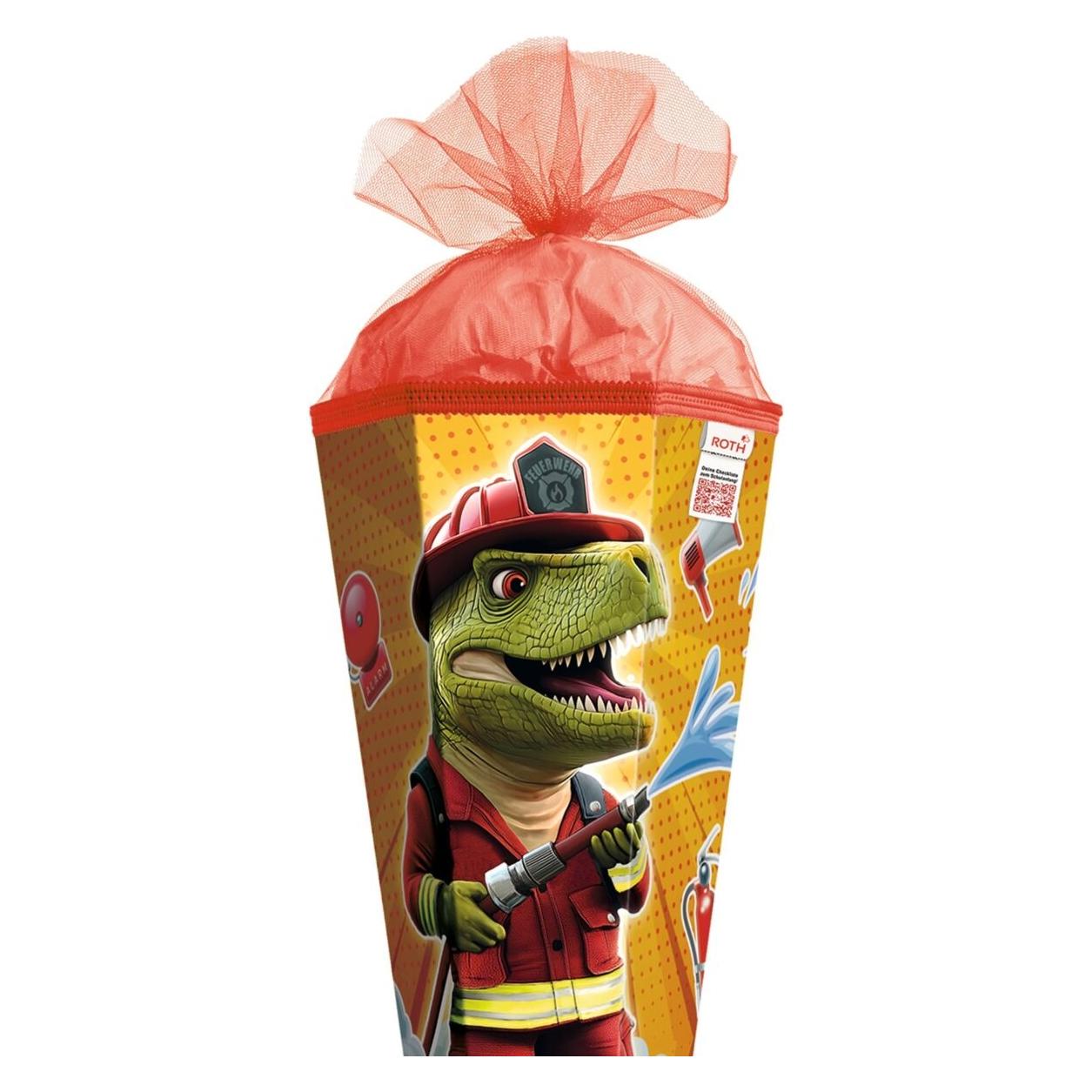 Roth Schultüte Feuerwehr-Dino 85cm (85 cm, 1x) (71363604)