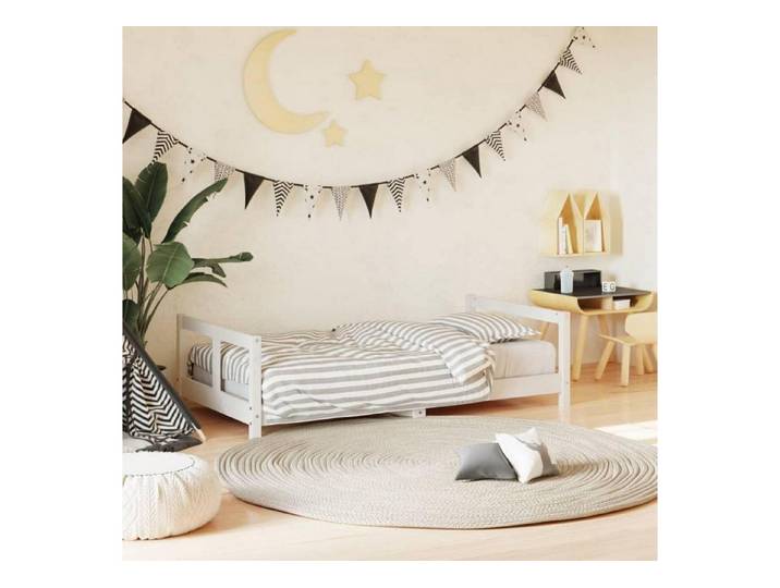 LuxusKollektion Kinderbett Kinderbett 80x160 cm Weiß