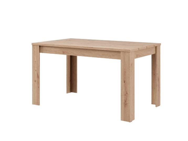 Esstisch HOME AFFAIRE Spoleto, Esstisch, Küchentisch, Speisetisch, Familientisch , braun (artisan eiche, artisan eiche, artisan eiche), B:135,2cm H:75,6cm T:80cm, Tische, Esstisch, Charakterstarke 4-Lamellen-Platte, 4 Farben, 2 Grössen – top modern