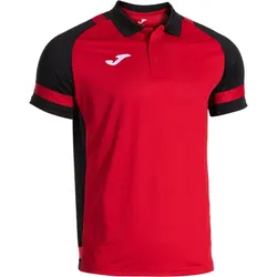 JOMA Lider Poloshirt 601 - rot/schwarz S