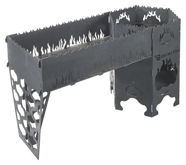 Komplex Ofen + Grill-Mangal Reckless 3 mm Stahl