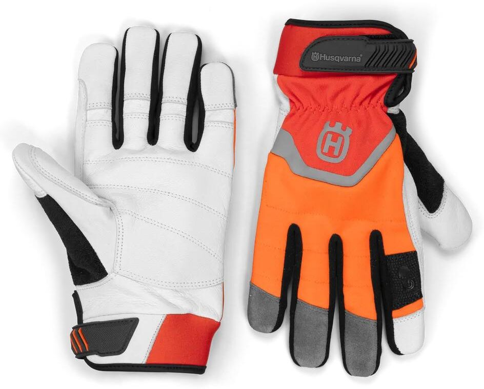 Gartenhandschuhe HUSQVARNA "Technical 20 Grösse: 8", orange, schwarz, Leder, Handschuhe, Gartenhandschuhe orange, schwarz Einheitsgröße