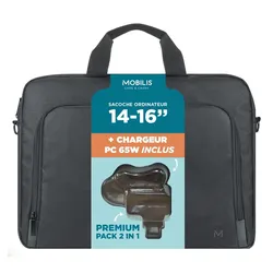 Mobilis 003089 Laptoptasche 40,6 cm (16") Toploader-Tasche Schwarz