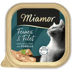 Miamor Feine Filets Geflügel Pur&Forelle 16x100 g