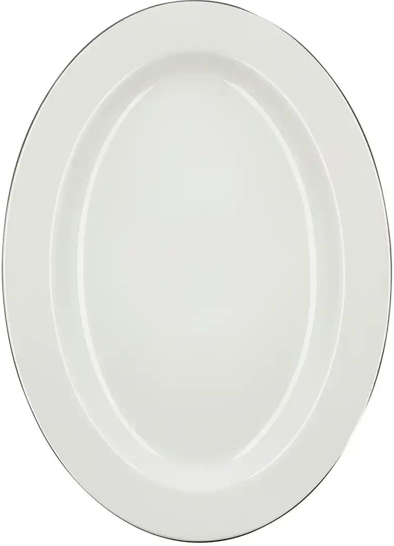Peill+Putzler Servierplatte oval 31cm  Bologna ¦ weiß Ø: 31