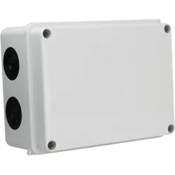 Abzweigkasten 150x110x70 mm 10 Dichtmembranen IP65 Aufputz Abzweigdose Verbindungsdose Industriegehäuse IP66 M-L 008.PG