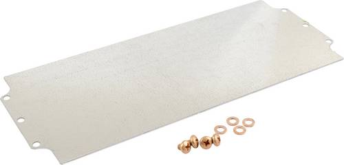 Hammond Electronics Blende Stahl Silber (L x B x H) 344 x 144 x 2.10mm 1St.