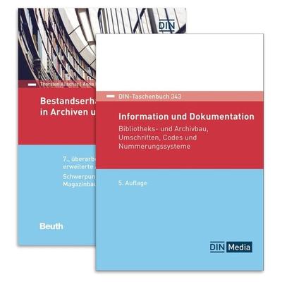 Bestandserhaltung und Dokumentation in Archiven und Bibliotheken, Taschenbuch von Anna Haberditzl,Thorsten Allscher, DIN Media, 978-3-410-38027-6