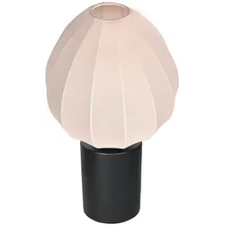 Mexlite Tischleuchte SILURA, 1-flammig, E27, IP20, schwarz/creme STE-4385ZW