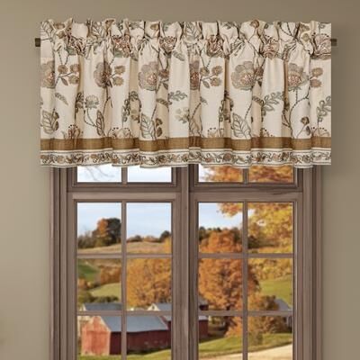 J. Queen New York Garden Grove Window Straight Valance