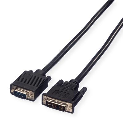 VALUE DVI-VGA Kabel, DVI (12+5) ST - VGA ST, 3 m