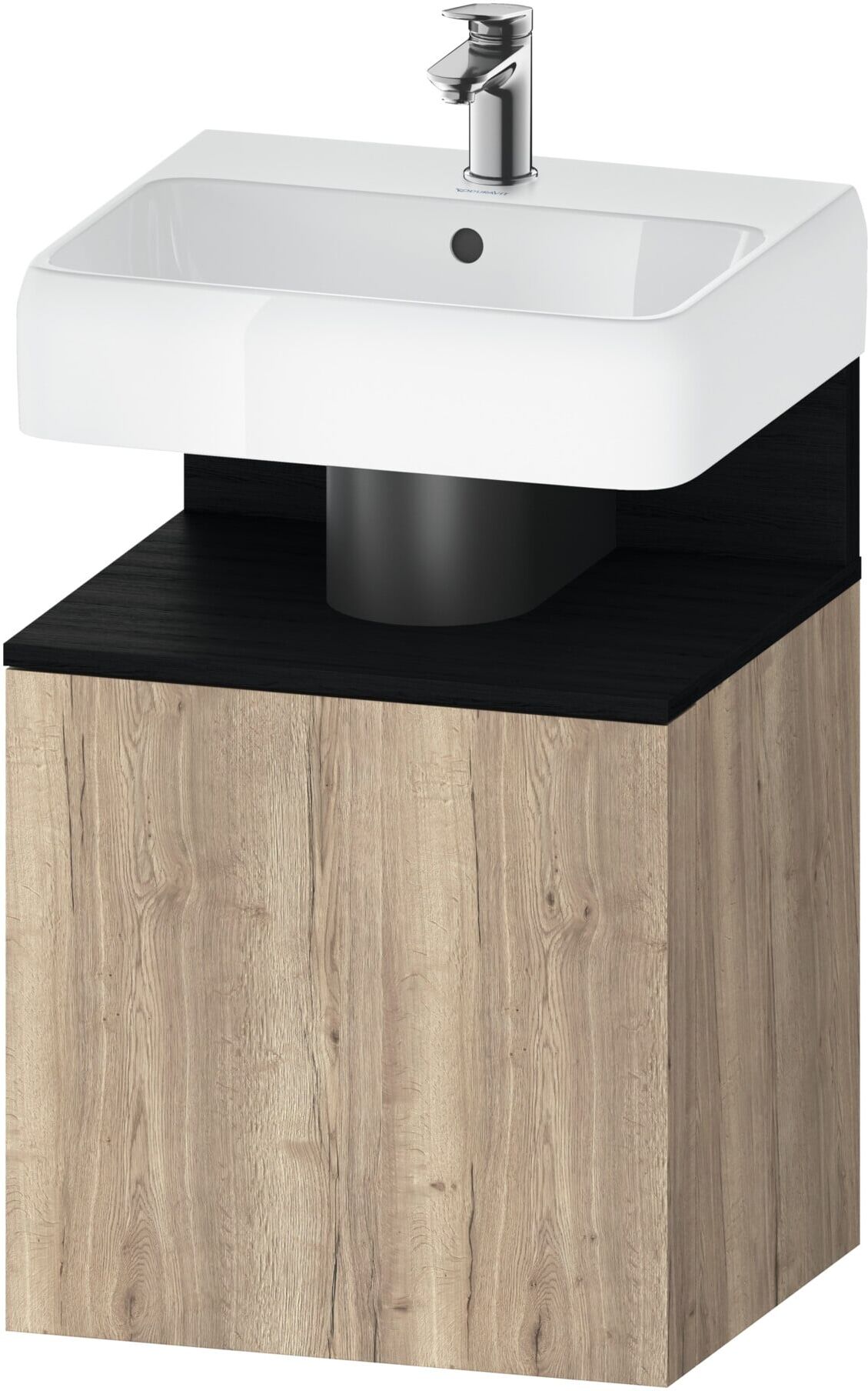 Duravit Waschtischunterschrank Qatego 49x42x64,5cm, 1 T, T r, E sw/E Mamor (QA4077R16550000)