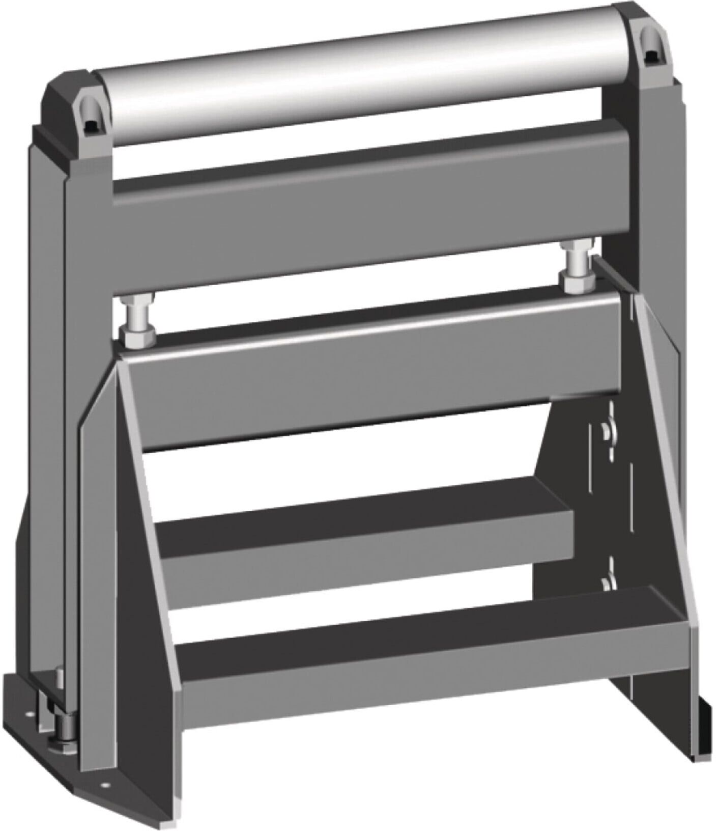 metallkraft Rollenbock 600mm höhenverstellbar Stützlast 700kg (3649260)