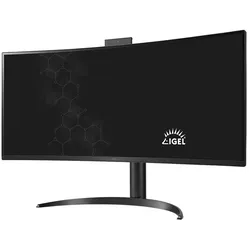 LG ThinClient Box AIO 34CR651I-6P Intel Pentium N6005 86,36cm 34Zoll 8GB 16GB eMMC WLAN & BT5.1 IGEL (16 GB, 8 GB, Intel Pentium Silver N6005, Intel UHD Graphics), PC, Schwarz
