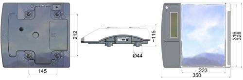 PCE Instruments PCE-TB 15 Küchenwaage Wägebereich (max.)=-15kg |Plattform 316 x 223mm |Auflösung 0,5g |Netzteil