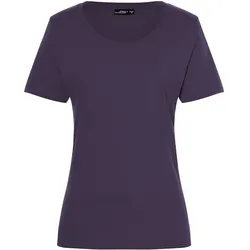 Damen Basic T-Shirt "JN901" - XL - aubergine