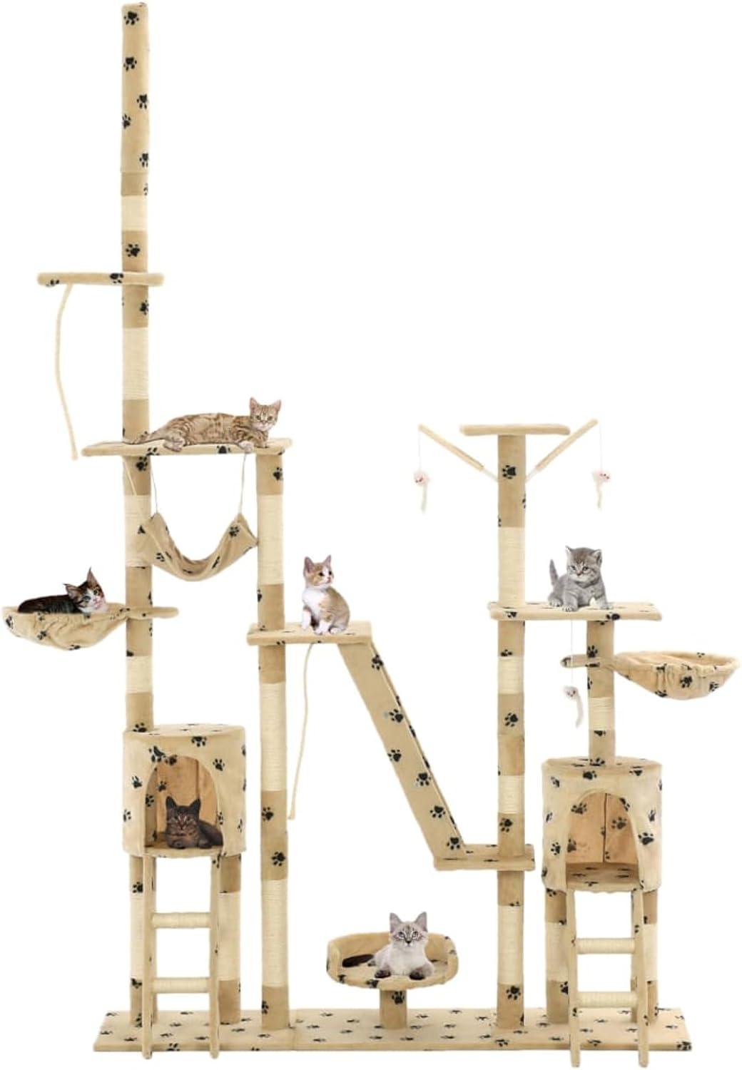 Kratzbaum Katze - Kratzbaum "Katzenboom" - Kratzbaum für Katzen - Spielturm für Katzen - Kratzmöbel für Katzen - Kratzbäume mit Sisalbezug
