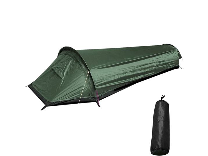 Tente de sac à dos portable, camping en plein air, sac de couchage, tente de plage légère, simple hypothèque, sac de couchage, tente avec sac de rangement