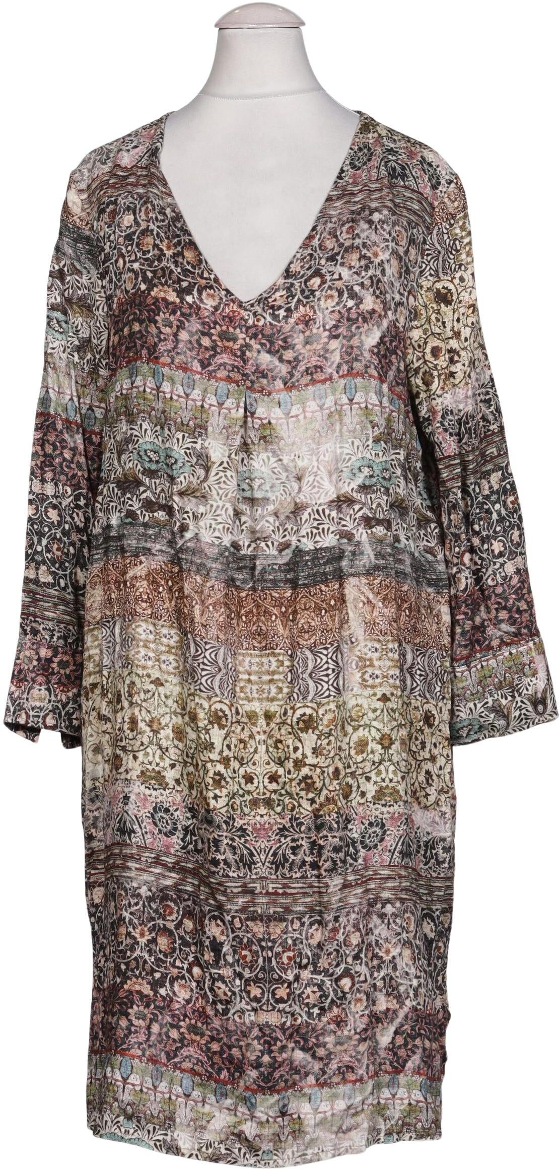 Cartoon Damen Kleid, Mehrfarbig, Gr. XS, Viskose - Second Hand