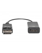 DIGITUS Aktiver DisplayPort Adapter / Konverter DP auf HDMI Gold (DB-340415-002-S)