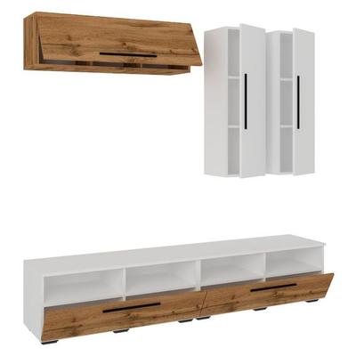 Schrankwand Wohnzimmer Anbauwand Wohnwand Arila XL