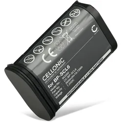 Cellonic Akku für Leica Q3, Q2, Monochrom (Kamera Akku), Kamera Stromversorgung, Grau