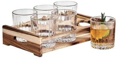 Mikasa Glenwood Drinks Caddy 7-Piece Set