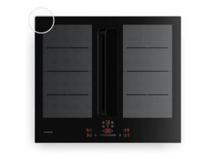 Klarstein ChefFusion plaque à induction avec hotte intégrée 4 zones de cuisson 7200 W 504 3 m³/h 60 cm