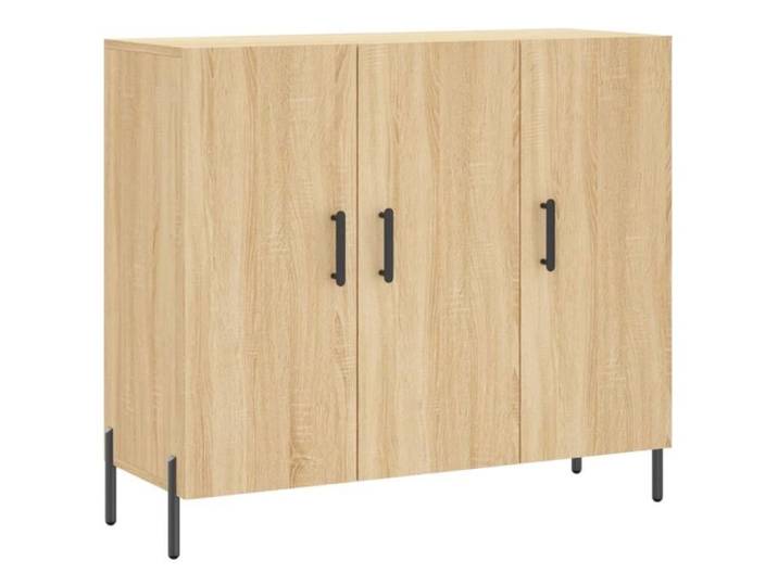 Buffet bas - MOTHINESSTO - YY09699 - Chêne sonoma - Bois d'ingénierie - 90x34x80 cm