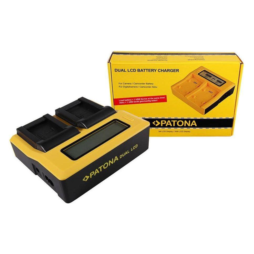 Patona Sony NP-BX1 Dual LCD (Kamera Akku Ladegerät) (7650)