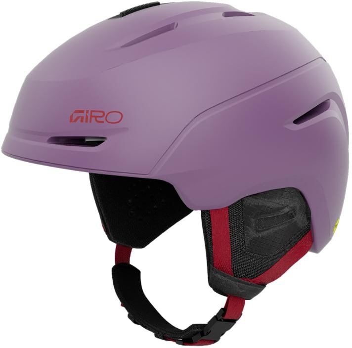 Skihelm GIRO "Neo Jr. MIPS, S", lila, Helme, Kopfumfang: 52cm - 55,5cm, Skihelm lila Kopfumfang: 52cm - 55,5cm