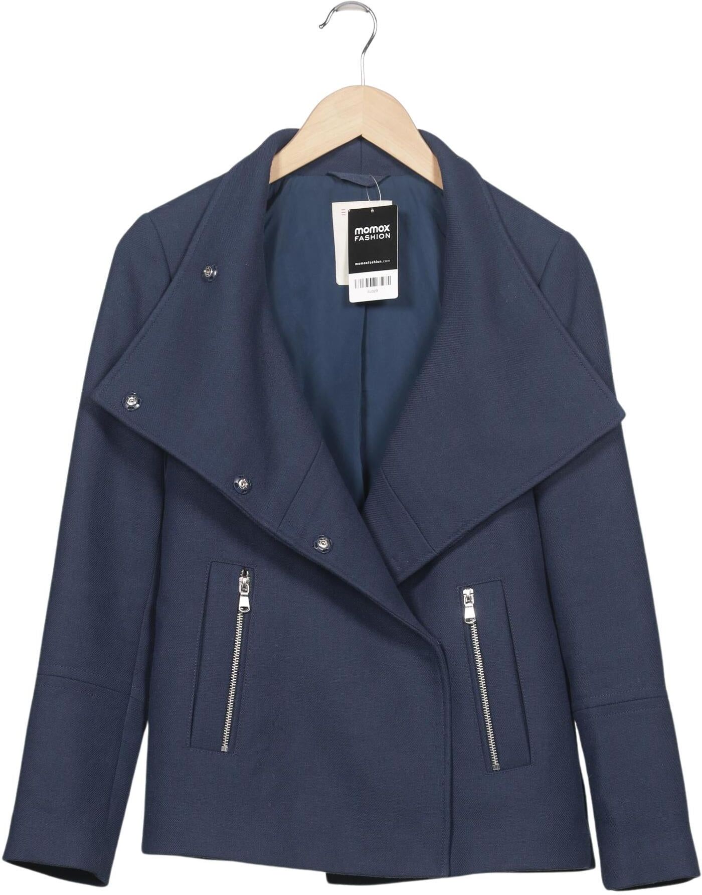 Esprit Damen Jacke, Marineblau, Gr. XS, Synthetik - Second Hand