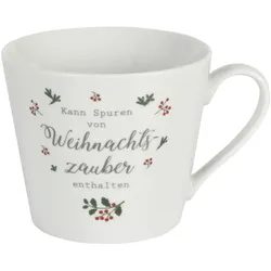 Krasilnikoff Happy Cup, Kann Spuren von Weihnachtszauber enthalten, 400 ml, 9 cm, Ø 10 cm