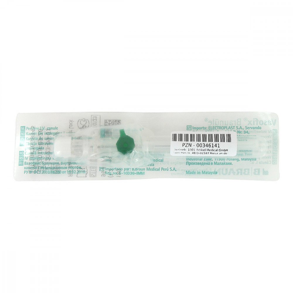 1001 Artikel Medical GmbH Vasofix Braunüle 18g 45mm grün 00346141