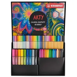 Stabilo, Malstifte, Fasermaler Arty Set (55x)