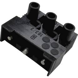 Adels-Contact 12263 163 ST/3 DS Verbindungsklemme flexibel: -2.5 mm² starr: -2.5 mm² Polzahl: 3 1 St. Schwarz