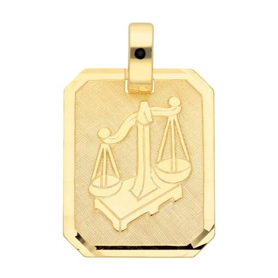 Kettenanhänger ADELIA´S "333 Gold Sternzeichen Anhänger Waage", gold, Schmuckanhänger, Damen, Waage, Gold, Kettenanhänger, Goldschmuck für Damen & Herren