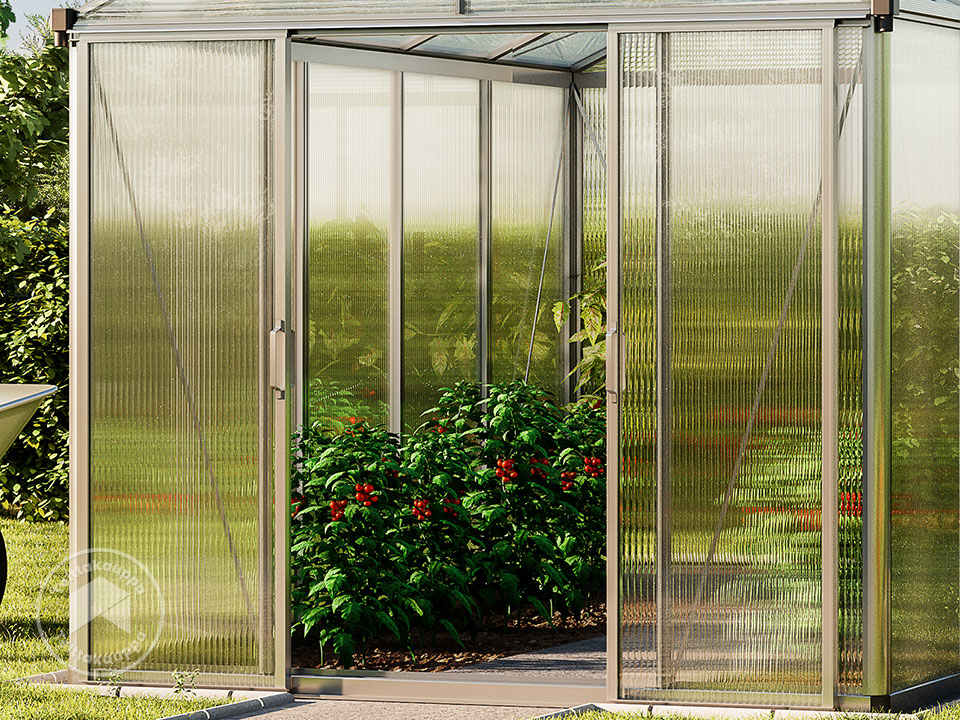 GFP 222 x 222 cm Kasvihuone, Tarjouspaketti – Pro 2 - (GFPV00101)