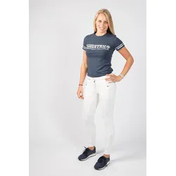 Harrys Horse Damen Reithose Beijing weiß Full Grip Vollbesatz, Größe: 140