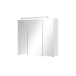 Spiegelschrank 3-türig weiß  Schluchsee , weiß , Maße (cm): B: 80 H: 70 T: 20.0