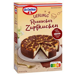 Dr.Oetker Kuchenbackmischung Lieblings Russischer Zupfkuchen, für Backform