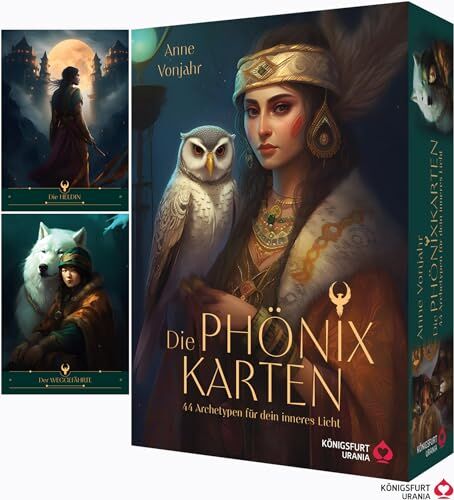 Anne Vonjahr - Die Phönix-Karten - 44 Archetypen für dein inneres Licht: 44 Archetypen-Karten und 192-seitiges Booklet - Preis vom 19.10.2026 19:33:35 h